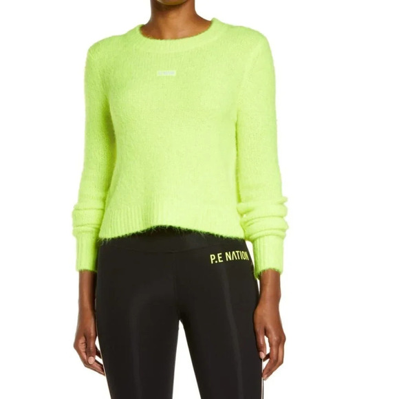 P.E Nation NWT Alpaca Blend Stability Knit Sweater Size S - Picture 1 of 11